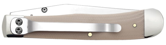 W.R. Case XX Knives U.S. Army Smooth Tan G10 Trapperlock Stainless Pocket Knife 15012