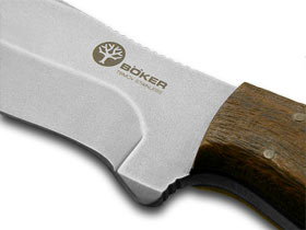 Bรถker Arbolito Knivesโข Fixed Blade Skinner 02BA580GB Guayacan Wood T6MoV Stainless Steel Knife