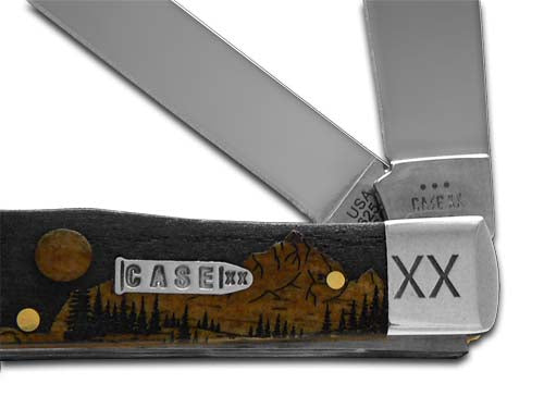 W.R. Case XX Knives Trapper The Rut Antique Bone 1/500 Pocket Knife 10743RUT