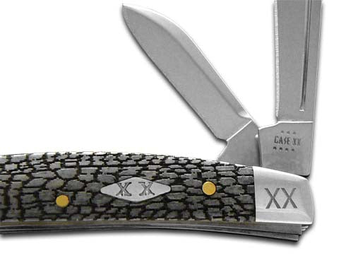 W.R. Case XX Knives Small Congress Gray Alligator Skin 1/500 Stainless Pocket Knife 12536AS