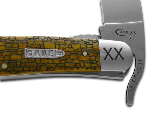 W.R. Case XX Knives Stone Wall Antique Bone Russlock 1/500 Stainless Pocket Knife CA21965 SWALL