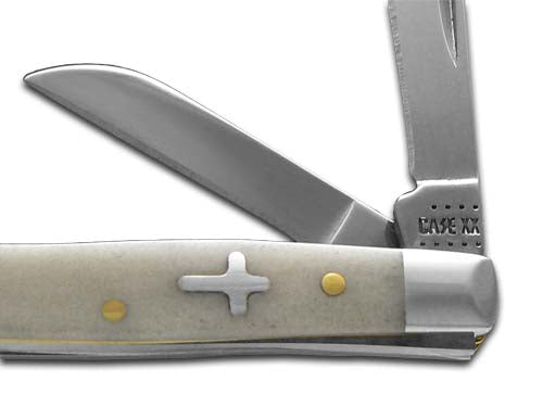 W.R. Case XX Knives Cross Shield Small Stockman Natural Bone 22592 Stainless