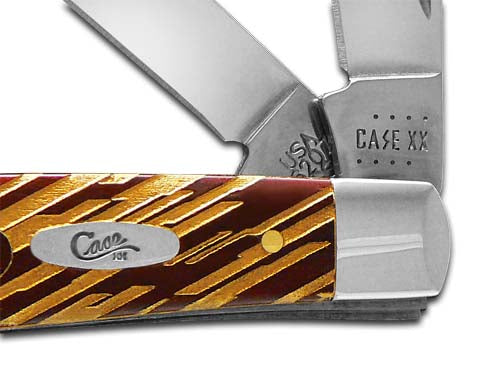 W.R. Case XX Knives 'Love You Son' Chestnut Mini Trapper Stainless 1/500 Pocket Knife 28700 S