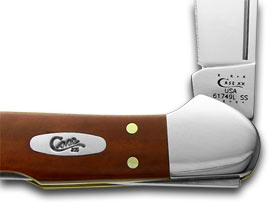W.R. Case XX Knives Chestnut Bone Mini Copperlock Pocket Knife 28704