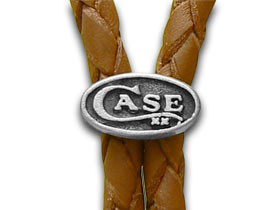 W.R. Case & Sons Cutlery Co.โข 50124 Knife Brown, Braided Leather Lanyard