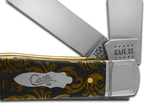 W.R. Case XX Knives Father and Daughter Antique Bone Trapper 1/500 Stainless Pocket Knife CA58182 FD