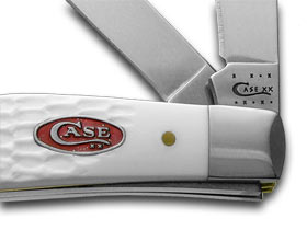 W.R. Case XX Knives Jigged White Delrin Stockman Pocket Knife 60184