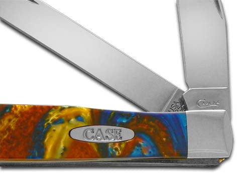 W.R. Case XX Knives Northern Lights Corelon Trapper Stainless Pocket Knife CA6073 NL
