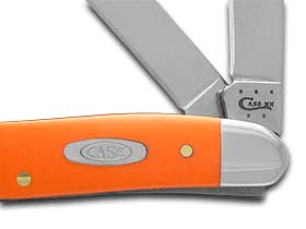 W.R. Case XX Knives High-visibility Orange Delrin Medium Stockman Stainless Pocket Knife 80509