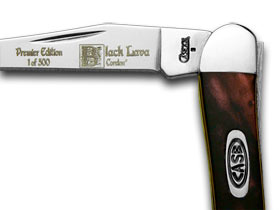 W.R. Case XX Knives Black Lava Genuine Corelon 1/500 Toothpick Pocket Knife 910096BKL