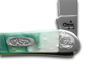 W.R. Case XX Knives Engraved Bolster Series Genuine Cloudland Toothpick Pocket Knife 910096CL/E