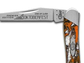 W.R. Case XX Knives Slant Series Oktoberfest Toothpick 1/2500 Stainless Pocket Knife S910096OF
