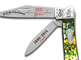 W.R. Case XX Knives 125th Anniversary Morning Mist Corelon Peanut Stainless Pocket Knife 9220-125MM