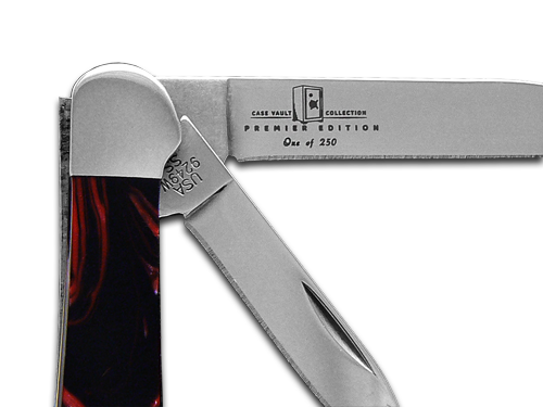 W.R. Case XX Knives Copperhead Vault Collection 1/250 Man in Black & White Pearl Corelon 9249W-MBWP Stainless Pocket Knife