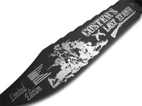 Hen & Rooster Custer's Last Stand Deer Stag Bowie Blackened Stainless 5000B/CLS