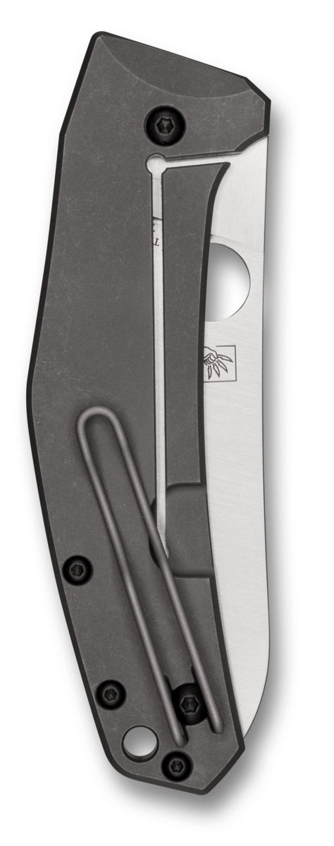 Spyderco Knivesโข Spydiechef Ti Frame Lock C211TIP Titanium LC200N Stainless Steel Pocket Knife