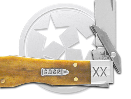W.R. Case XX Knives Cheetah Cub Antique Bone 12497 Stainless Pocket Knife