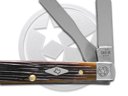 W.R. Case XX Knives Baby Doc Texas Antique Bone 64244 Stainless 1/500 Pocket Knife