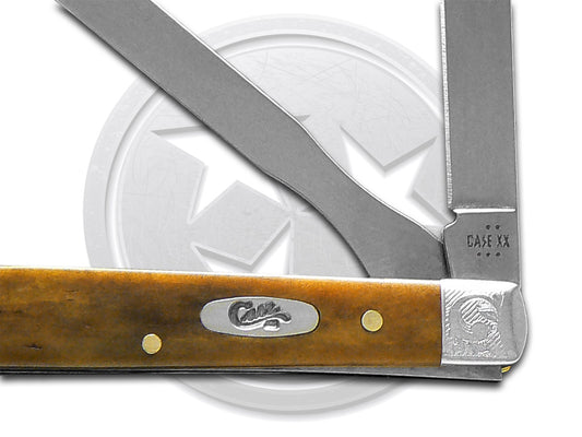 W.R. Case XX Knives Baby Doc Scrolled Antique Bone 64259 Stainless 1/500 Pocket Knife