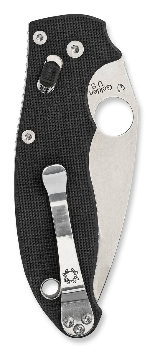 Spyderco Knives™ Manix 2 Lever Lock C101GP2 Black G-10 CPM S30V Stainless Steel Pocket Knife