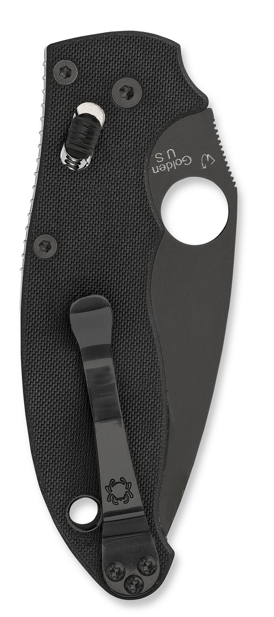 Spyderco Knives™ Manix 2 Lever Lock C101GPBBK2 Black G-10 CPM S30V Stainless Steel Pocket Knife