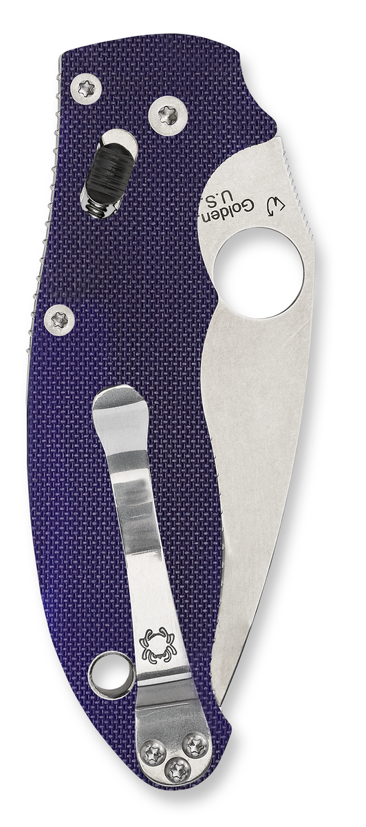 Spyderco Knives™ Manix 2 Lever Lock C101GPDBL2 Dark Blue G-10 CPM S110V Stainless Steel Pocket Knife