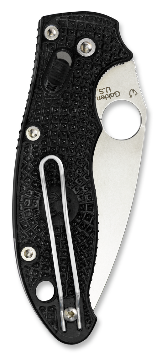 Spyderco Knives™ Manix 2 Lever Lock C101PBK2 Black Fiberglass Reinforced Co-Polymer CTS BD1 Stainless Steel Pocket Knife