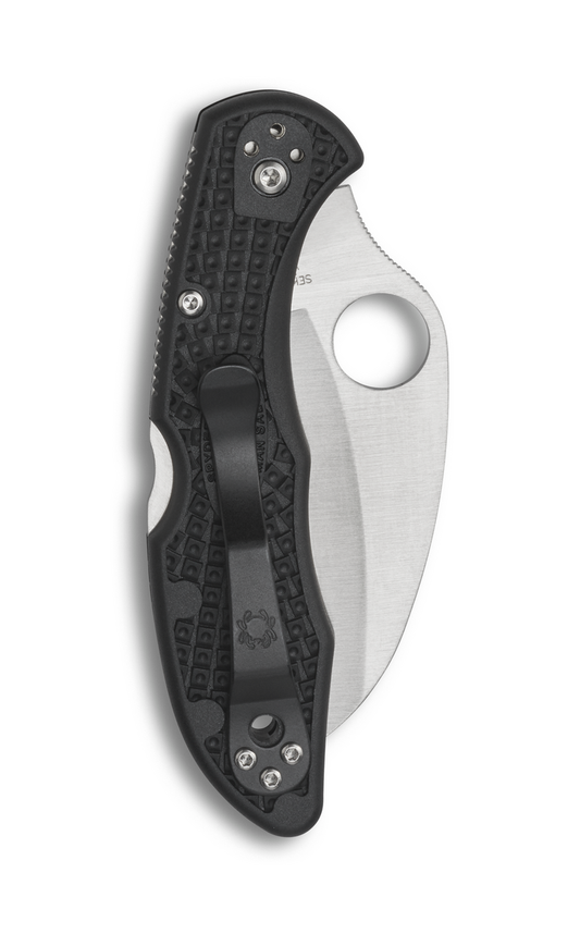 Spyderco Knives™ Tasman 2 Lockback C106SBK2 Black Fiberglass Reinforced Nylon H2 Stainless Steel Pocket Knife