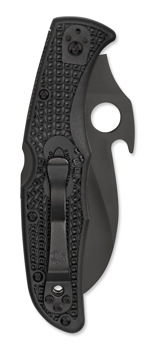 Spyderco Knives™ Matriarch 2 Lockback C12SBBK2W Black Fiberglass Reinforced Nylon VG-10 Stainless Steel Pocket Knife