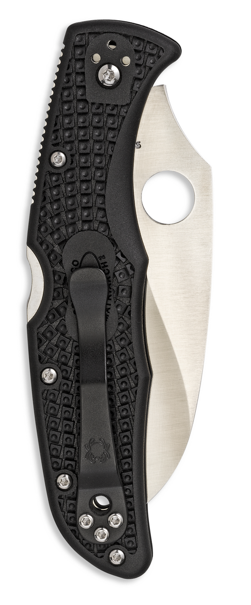 Spyderco Knives™ Matriarch 2 Lockback C12SBK2 Black Fiberglass Reinforced Nylon VG-10 Stainless Steel Pocket Knife