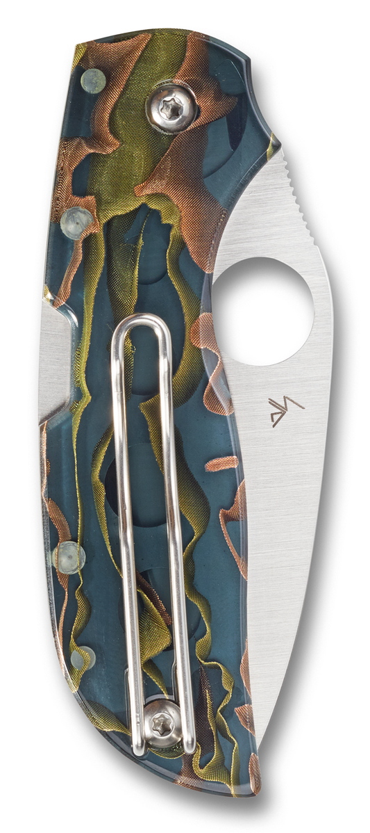 Spyderco Knives™ Chaparral Lockback C152RNP Raffir Noble Composite CTS XHP Stainless Steel Pocket Knife