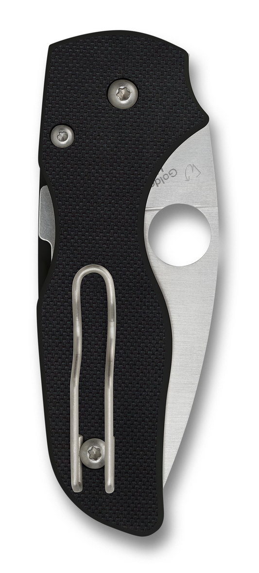 Spyderco Knives™ Lil' Native Lockback C230GP Black G-10 CPM S30V Stainless Steel Pocket Knife