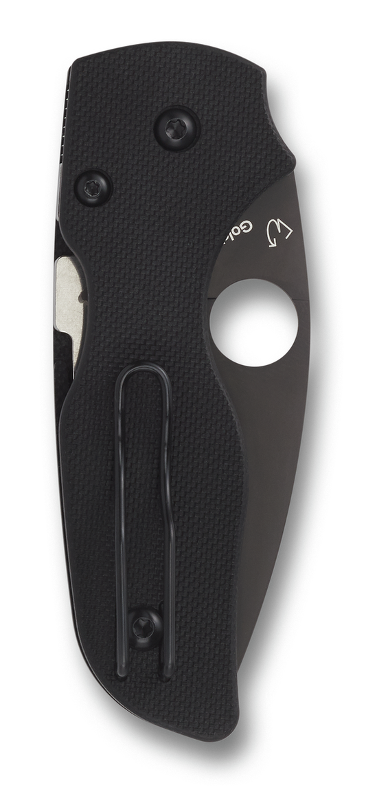 Spyderco Knives™ Lil' Native Lockback C230GPBBK Black G-10 CPM S30V Stainless Steel Pocket Knife