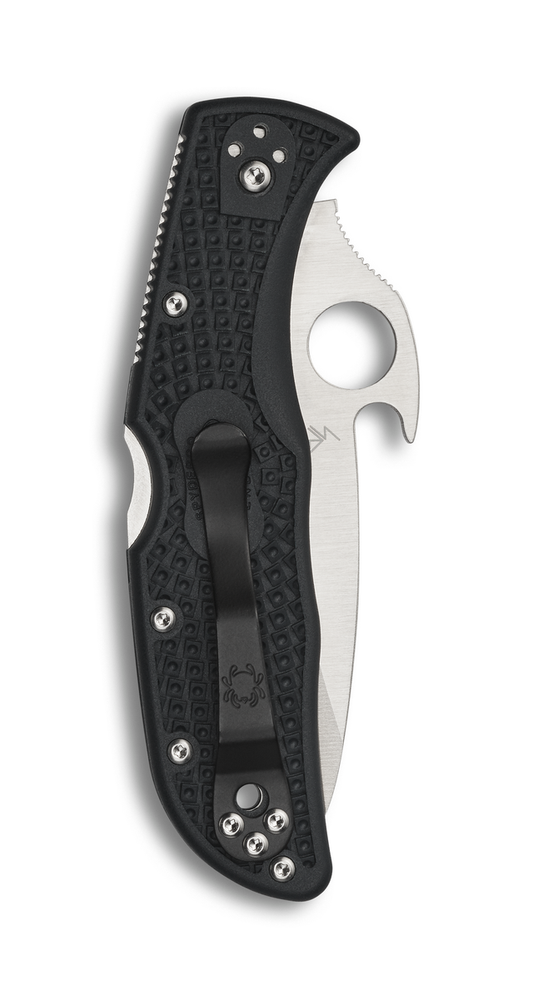 Spyderco Knives™ Endela Lockback C243PGYW Gray Fiberglass Reinforced Nylon VG-10 Stainless Steel Pocket Knife