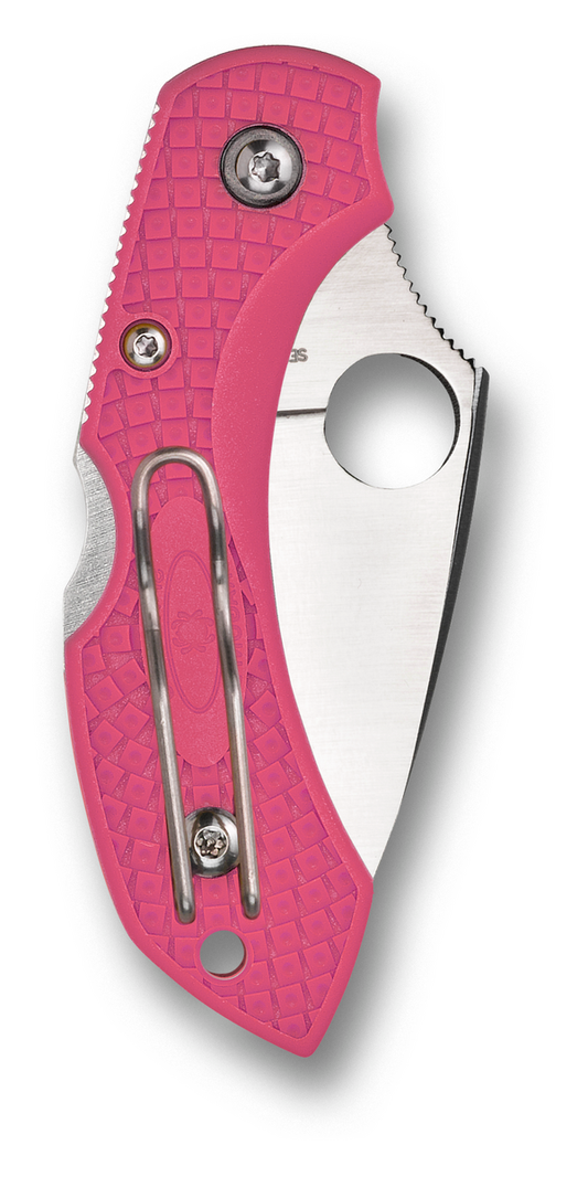 Spyderco Knives™ Dragonfly 2 Lockback C28FPPNS30V2 Pink Fiberglass Reinforced Nylon CPM S30V Stainless Steel Pocket Knife