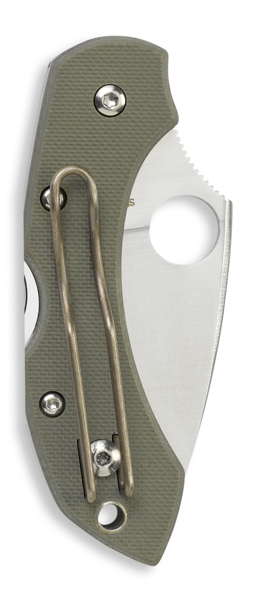 Spyderco Knives™ Dragonfly Lockback C28GPFG Foliage Green G-10 VG-10 Stainless Steel Pocket Knife