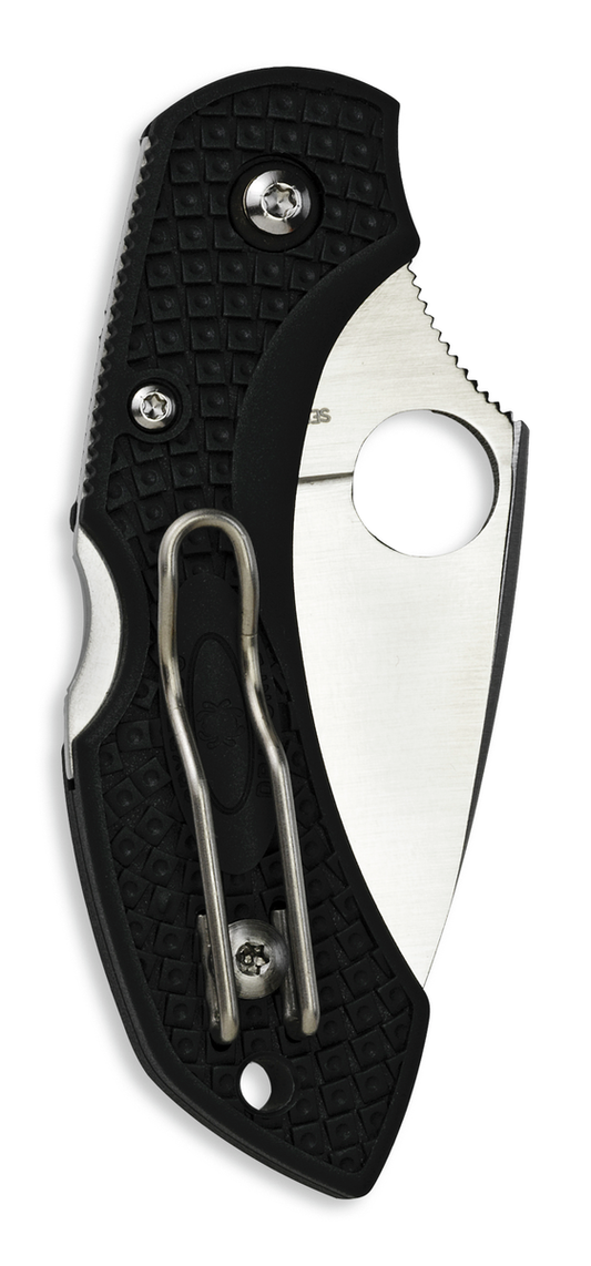 Spyderco Knives™ Dragonfly 2 Lockback C28PBK2 Black Fiberglass Reinforced Nylon VG-10 Stainless Steel Pocket Knife