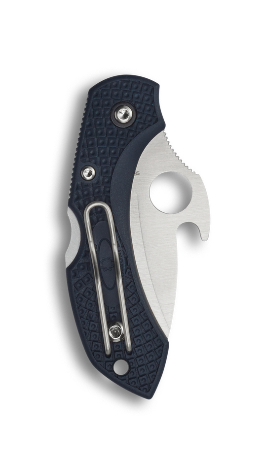 Spyderco Knives™ Dragonfly 2 Lockback C28PGYW2 Gray Fiberglass Reinforced Nylon VG-10 Stainless Steel Pocket Knife