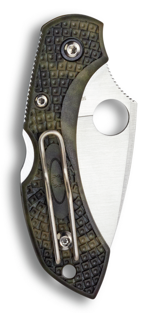 Spyderco Knives™ Dragonfly 2 Lockback C28ZFPGR2 Zome Green Fiberglass Reinforced Nylon VG-10 Stainless Steel Pocket Knife