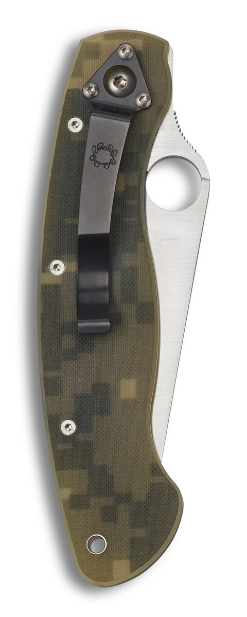 Spyderco Knives™ Service Liner Lock C36GPCMO Digital Camo G-10 CPM S30V Stainless Steel Pocket Knife