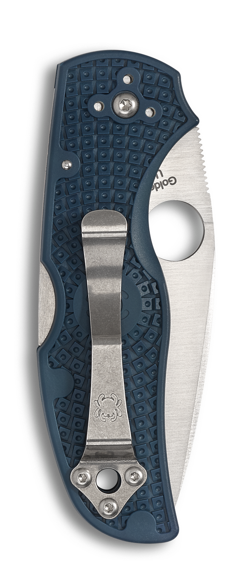 Spyderco Knives™ Native 5 Lockback C41PCBL5 Cobalt Blue Fiberglass Reinforced Nylon CPM SPY27 Stainless Steel Pocket Knife