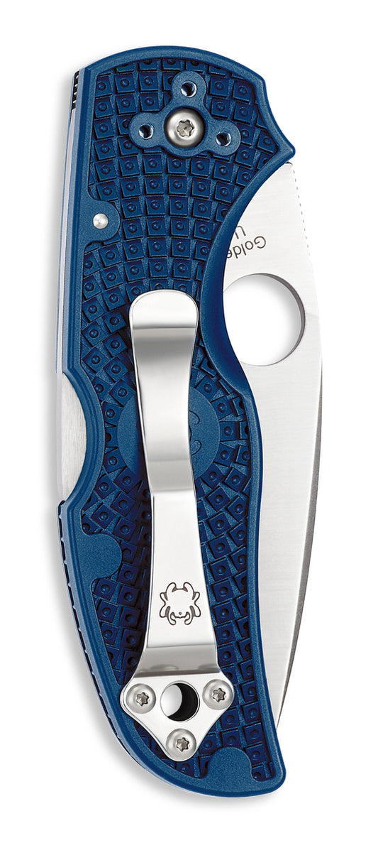 Spyderco Knives™ Native 5 Lockback C41PDBL5 Dark Blue Fiberglass Reinforced Nylon CPM S110V Stainless Steel Pocket Knife