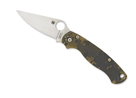 Spyderco Knives™ Para Military 2 Liner Lock C81GPCMO2 Camo G-10 CPM S45VN Stainless Steel Pocket Knife