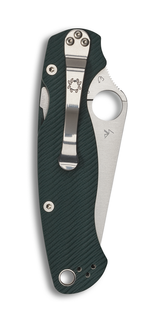 Spyderco Knives™ Para Millie 2 C81GPFGR2 Forest Green G-10 CPM S45VN Stainless Steel Pocket Knife