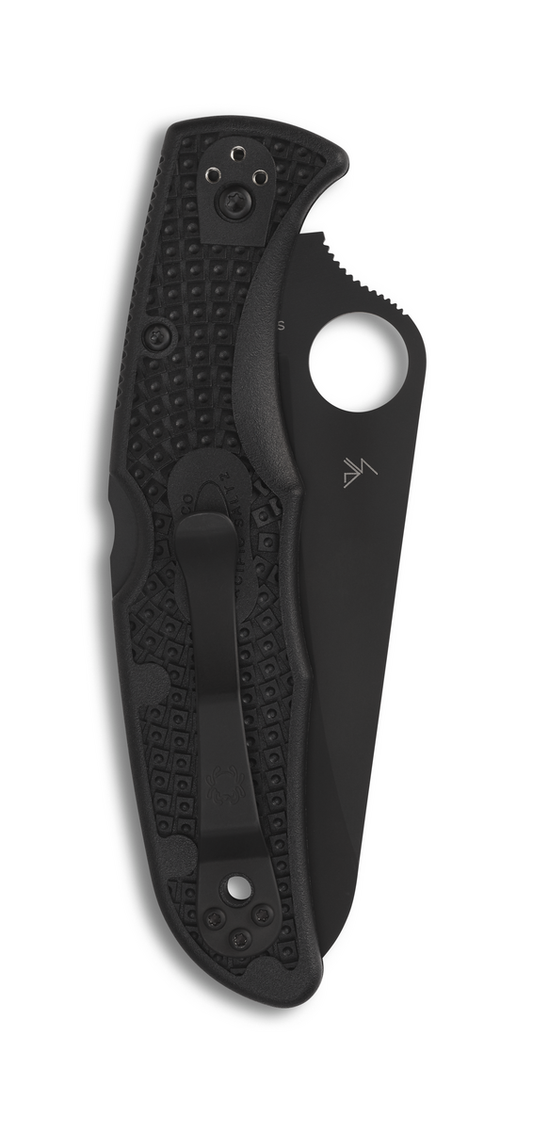 Spyderco Knives™ Pacific Salt 2 Lockback C91SBBK2 Black Fiberglass Reinforced Nylon H-2 Stainless Steel Pocket Knife