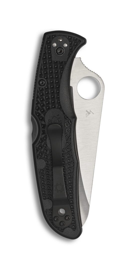 Spyderco Knives™ Pacific Salt 2 Lockback C91SBK2 Black Fiberglass Reinforced Nylon H2 Stainless Steel Pocket Knife