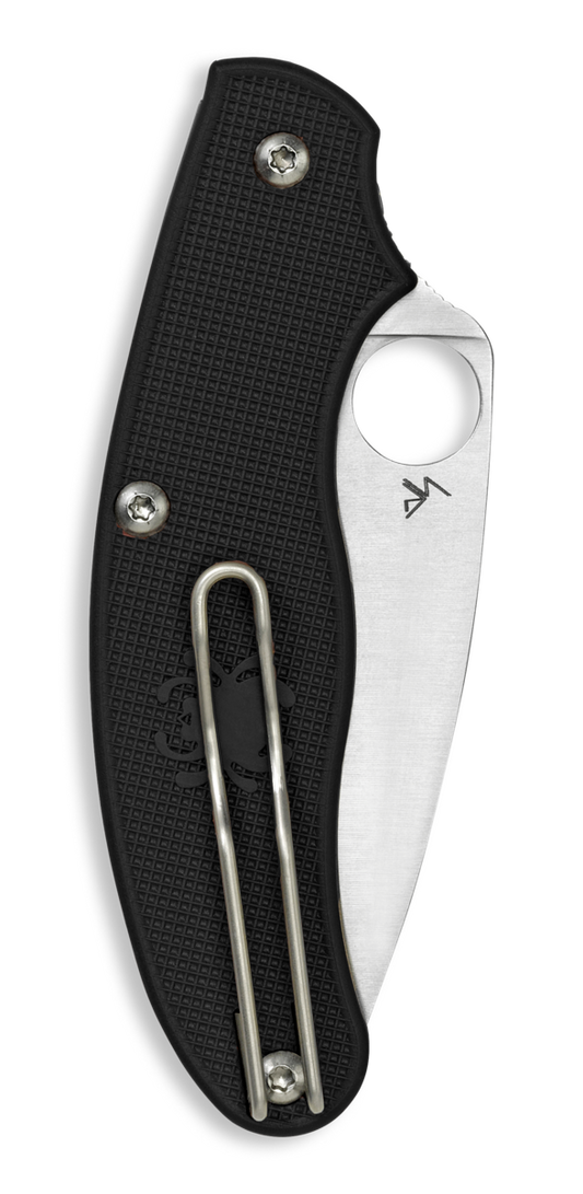 Spyderco Knives™ UK Pen SlipIt C94PBK Black Fiberglass Reinforced Nylon CTS BD1N Stainless Steel Pocket Knife
