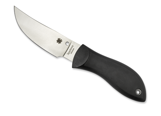 Spyderco Knives™ Moran Fixed Blade FB01P Black Fiberglass Reinforced Nylon VG-10 Stainless Steel Knife