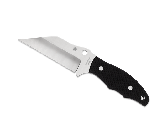Spyderco Knivesโข Ronin 2 Fixed Blade FB09GP2 Black G-10 CTS BD1 Stainless Steel Knife