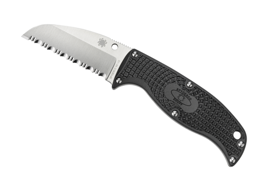Spyderco Knives™ Enuff Fixed Blade FB31SBK Black Fiberglass Reinforced Nylon VG-10 Stainless Steel Knife